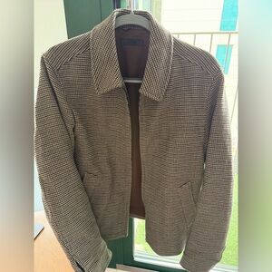 Uniqlo Dark Brown Houndstooth Jacket